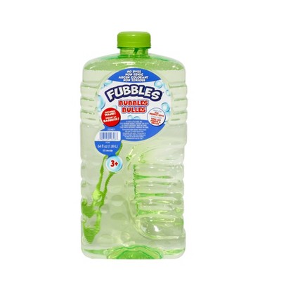 Fubbles 64 OZ Bubble Solution Bottle