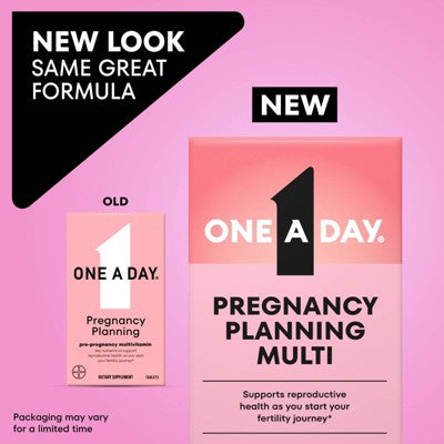 One A Day Pregnancy Planning Vitamin Tablet - 60ct