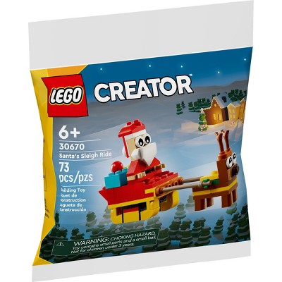 LOT OF 29!!! LEGO Creator Santa Sleigh Ride for Christmas 30670