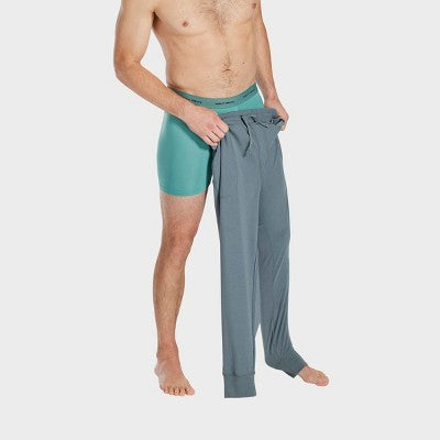 Pair of Thieves Men's Quick Dry Boxer Briefs 3pk - Green XL: Polyester Spandex Mid Rise Knit