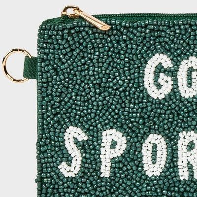 Go Sports Beaded Pouch - Universal Thread Green/White