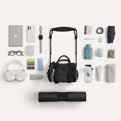 Bagsmart REIKI 5.5L Mesh Mini Duffle Bag - Black