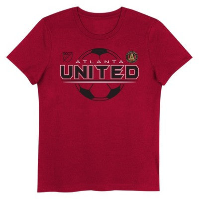 MLS Atlanta United FC Girls' Short Sleeve Crew Neck T-Shirt - L