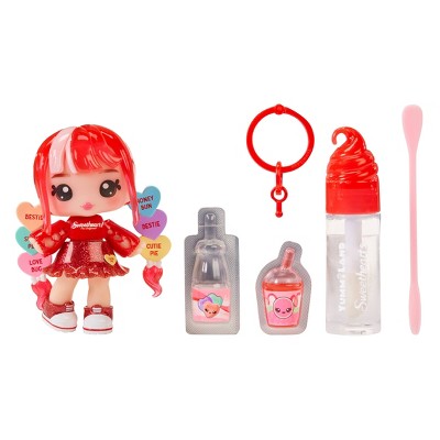 YummiLand 4'' Ruby Hearts Lip Gloss Doll