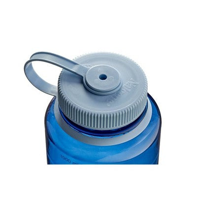 Nalgene 32 fl oz Plastic Wide Mouth Water Bottle - Indigo: Portable Drinkware, Recycled Content