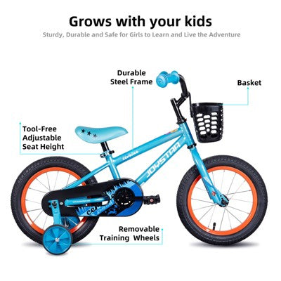 JOYSTAR Cervine Kids Bike, Gray, 10 inch (LOCAL PICKUP ONLY)
