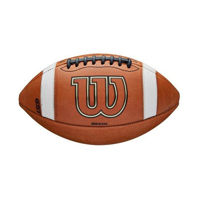 Wilson GST Speed Skin Official Football - Brown: Regulation Size, Leather Composite, Butyl Bladder
