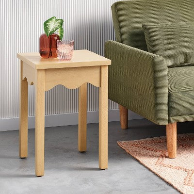 Wavy Accent Table Natural - Room Essentials (LOCAL PICKUP ONLY)