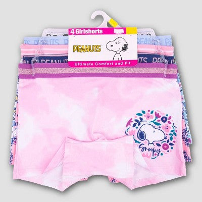 Girls' Snoopy 4pk Underwear - 8