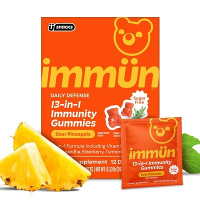 Immun by Gruns Sugar Free Dietary Supplement Gummies - 240g/12 Servings