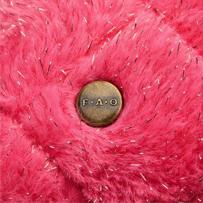 FAO Schwarz Cliqs Plush Handbag Purse