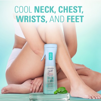 Secret Whole Body Cooling Aluminum-Free Deodorant Mist - Invigorating Mint - 5.2 oz: Whole Body, Normal Skin