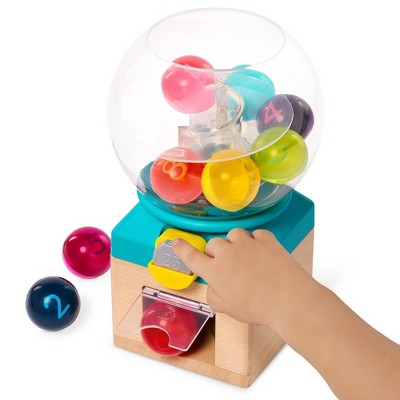 B. toys Rainbow Gumballs - Colors & Numbers Gumball Machine