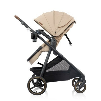Evenflo Shyft Intuiti+ Travel System Featuring Revolve180 LiteMax NXT with Sensory Soothe - Travertine (LOCAL PICKUP ONLY)