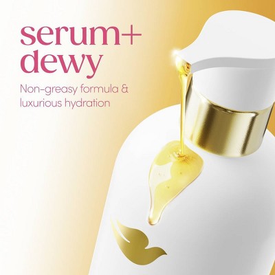 Dove Beauty Serum+Dewy Oil Body Wash - 50% Glycerin Serum - 15.3 fl oz: Vegan, For Normal to Dry Skin, Floral Scent