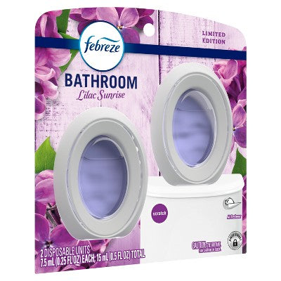 Febreze Bathroom Air Freshener Lilac Sunrise - 2ct