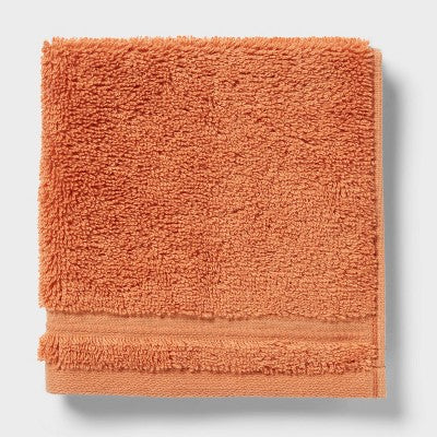4pk Total Fresh Antimicrobial Washcloth Set Orange - Threshold