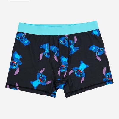 Men's Lilo & Stitch Boxer Briefs - Black L