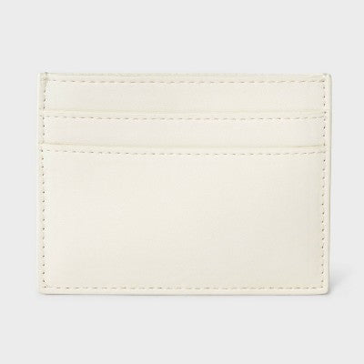 Basic Card Case Wallet - A New Day White