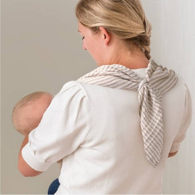 Itzy Ritzy Muslin Breastfeeding Boss Nursing Cover - Taupe