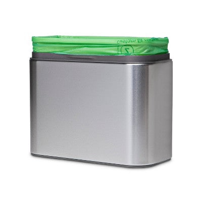simplehuman 4L Compost Caddy Bin Brushed Stainless Steel