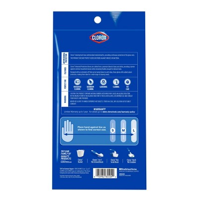 Clorox Enhanced Protection Latex Gloves - Medium - 1 Pair
