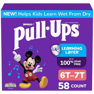 Pull-Ups Boys' Potty Training Pants - Size 6T-7T - 58ct