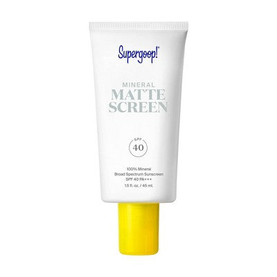 Supergoop! Mineral Mattescreen Sunscreen Non-Comedogenic Mattifying Tinted Primer - Sunrise - SPF 40 - 1.5 fl oz