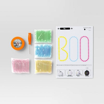 410pc Stick and Poke Light Up Peg Halloween Decorative Kit - Hyde and EEK! Boutique