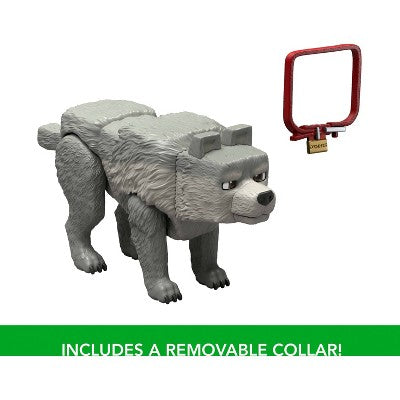 Minecraft Dennis the Wolf Action Figure & Accessories 3.25'' Toy Set Inspired by a Minecraft Movie