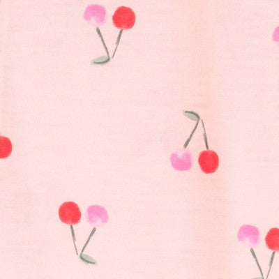 Carter's Toddler Girls' 2pk Cherries/Hearts Pajama Set Pink 3T