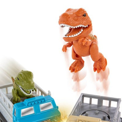 TERRA by Battat Remote Control Bumper Cars Set- Dinosaur: Infrared Play Vehicles