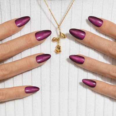 KISS Products Gel Fantasy Magnetic Fake Nails - Stream - 31ct