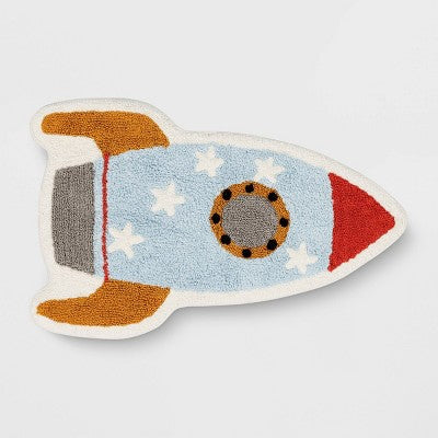 Rocket Shaped Kids' Accent Rug - Pillowfort