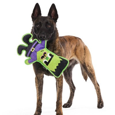BARK Afraid of the Bark Halloween Freakenstein Plush Dog Toy