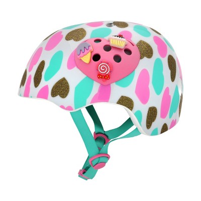 Raskullz Heart Charms Kids' Girls' Bike Helmet - Pink
