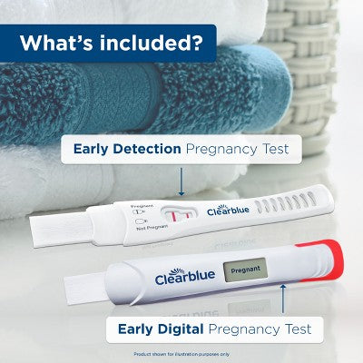 Clearblue Combo Pregnancy Tests - 6 Rapid + 1 Digital