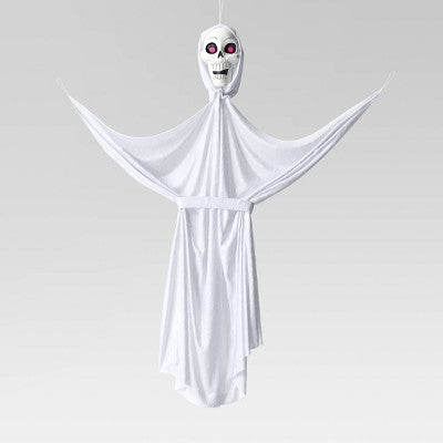 65" Black Light Responsive Ghoul Halloween Decorative Prop White - Hyde & EEK! Boutique: Indoor/Outdoor Decor