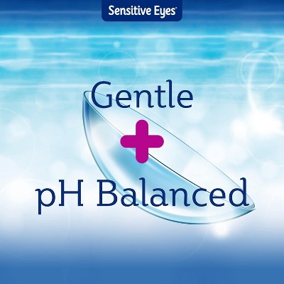 Bausch & Lomb Sensitive Eyes Plus Saline Solution, 12 Oz