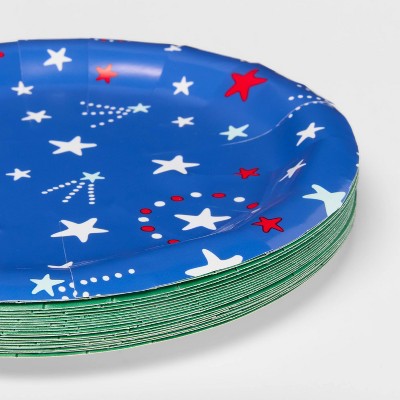 Dinner Disposable Plates 8.6"x8.6" - 20ct - Sun Squad