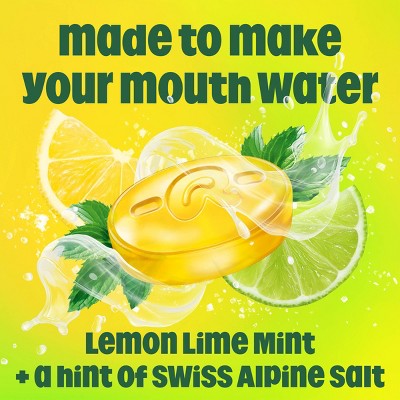Ricola Sugar Free Lemon Lime Mint Mouthwatering Drops to Quench Dry Mouth - 40ct