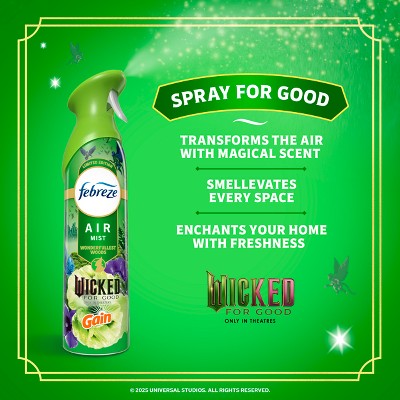 Febreze Air Mist Wicked Gain Wonderfullest Woods Air Freshener - 8.8oz