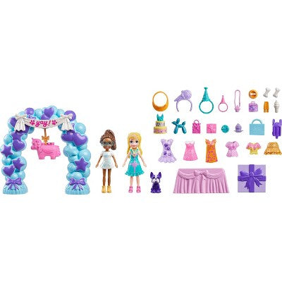 Polly Pocket Birthday Party Storytelling Set - 37pc