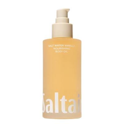 Saltair Nourishing Body Oil for Dewy and Glowing Skin - Salt Water Vanilla - 4 fl oz: Glass Bottle, Normal to Dry Skin