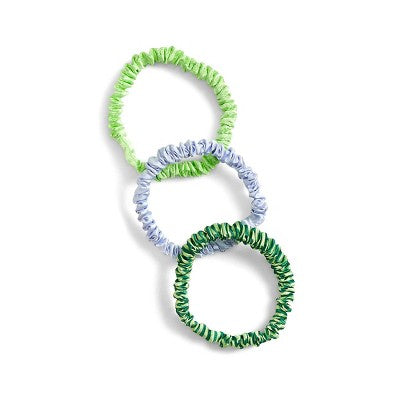 TwelveNYC Scrunchies Set of 3 - Blue/Green