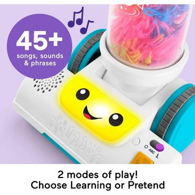 Fisher-Price Laugh & Learn 2-in-1 Vacuum Toddler Electronic Learning Toy with Lights & Music
