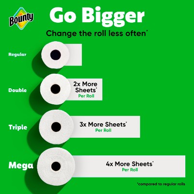 Bounty Select-A-Size Paper Towels - 2 Mega Rolls