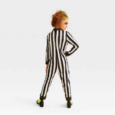 Kids' Striped Jumpsuit Halloween Costume M - Hyde & EEK! Boutique