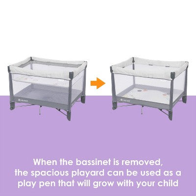 Baby Trend Play Suite 3-in-1 Quick-Fold Playard with Baby Gym - Quartz Stone (LOCAL PICKUP ONLY)