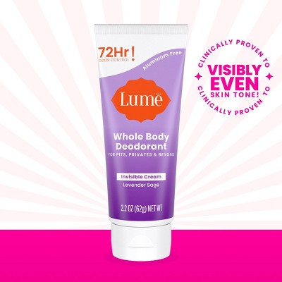 Lume Deo Cream Tube - Lavender - 2.2oz